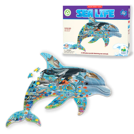 Wildlife World Sea Life Puzzle and packaging