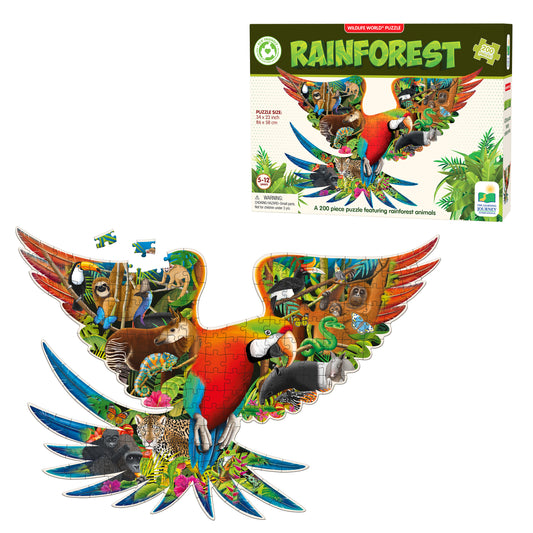 Wildlife World Rainforest Puzzle and packaging