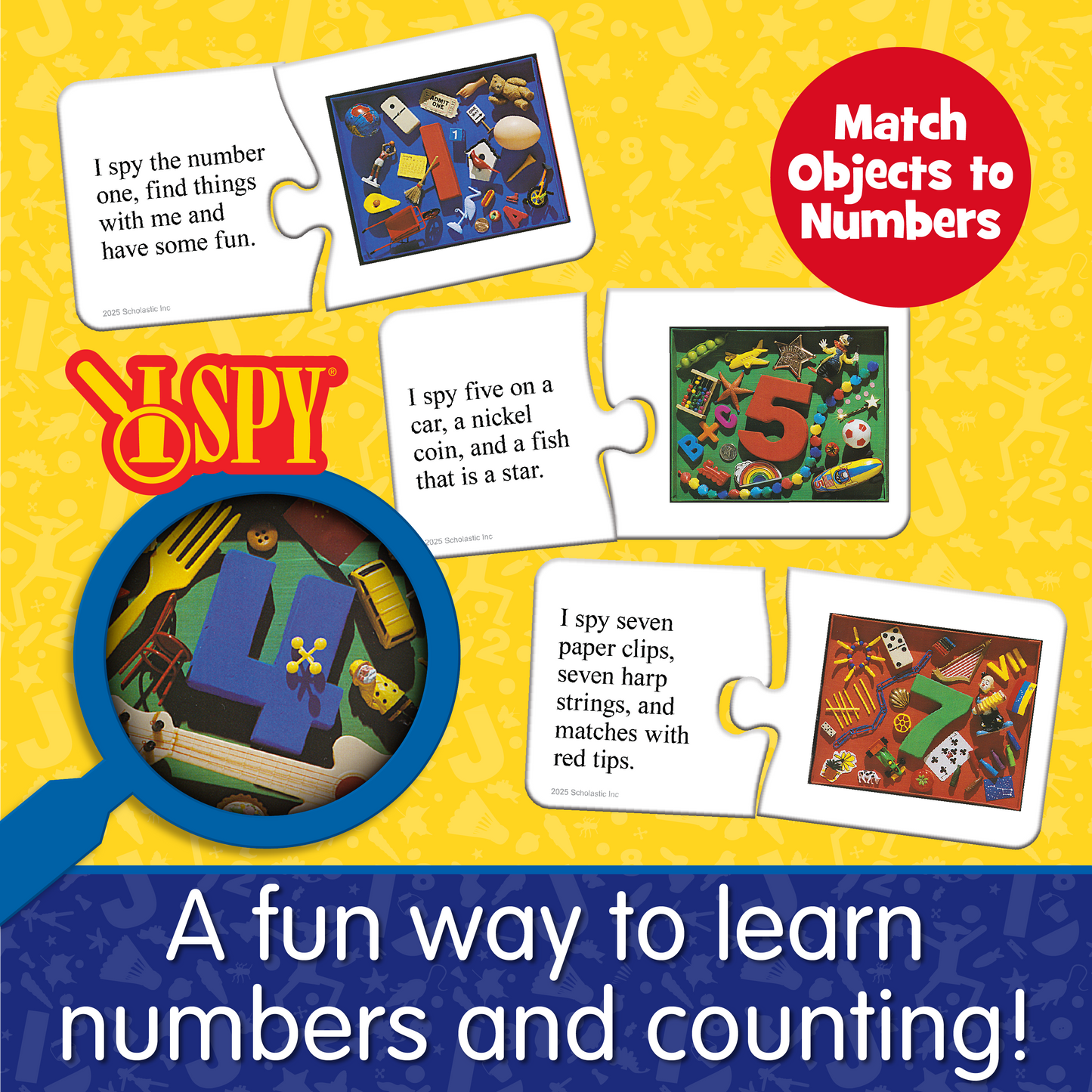 I Spy - Match It! Tin - Numbers (NEW)