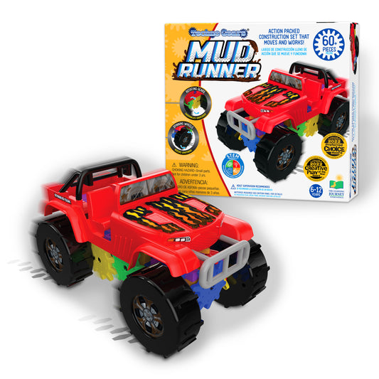 Mud Runner product and packaging