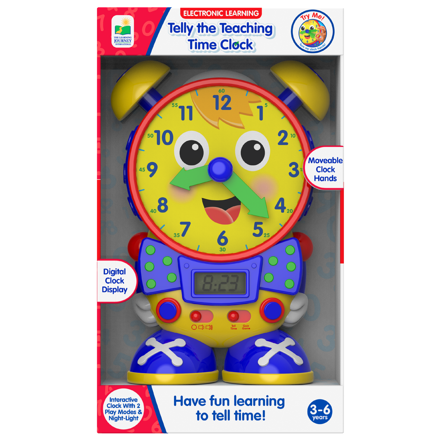 Telly The Teaching Time Clock (NEW)