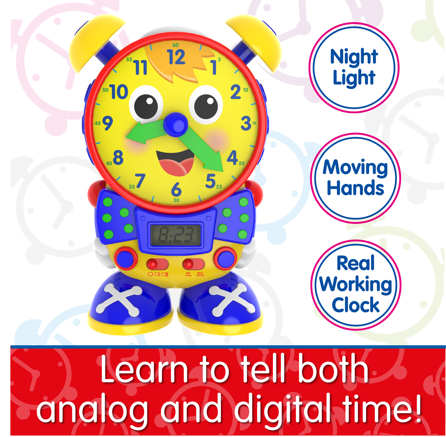 Telly The Teaching Time Clock (NEW)