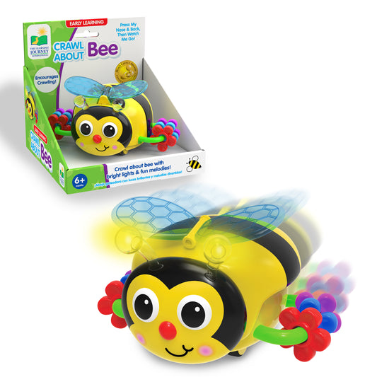 Crawl About Bee product and packaging.