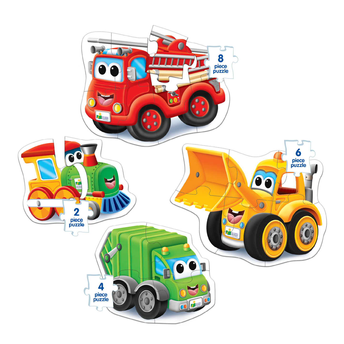 My First Puzzle Sets  4-In-A-Box Puzzles - On the Go (NEW)