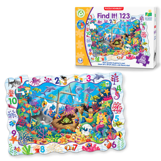 Find It - 123 puzzle and packaging