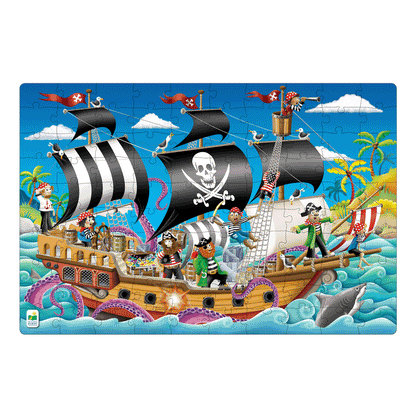 Puzzle Doubles! Glow in the Dark - Pirate Ship