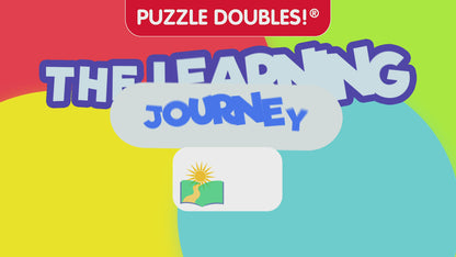 Puzzle Doubles - Glow In The Dark - Rockets & Robots (NEW)